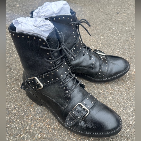 GUC Napoleoni Studded Combat Boots - Picture 12 of 16
